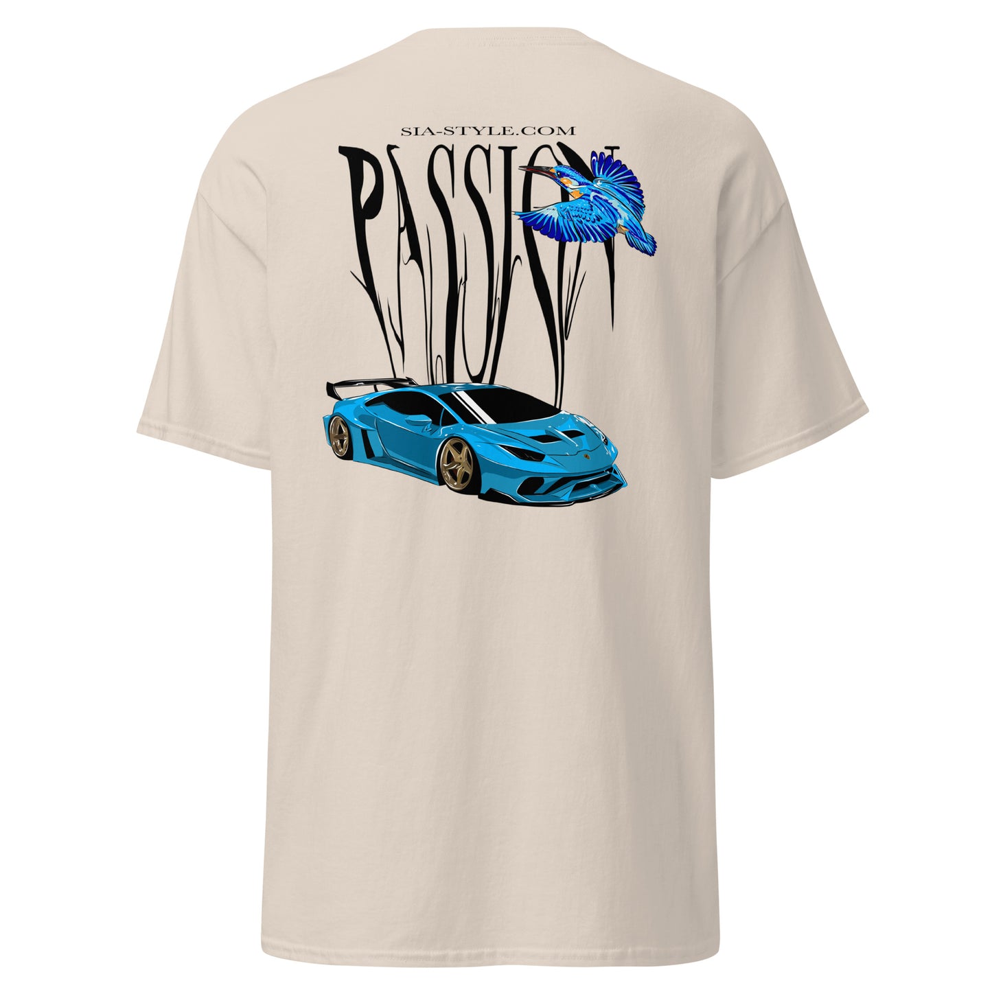 Shirt Unisex „Lamborghini Babyblue“