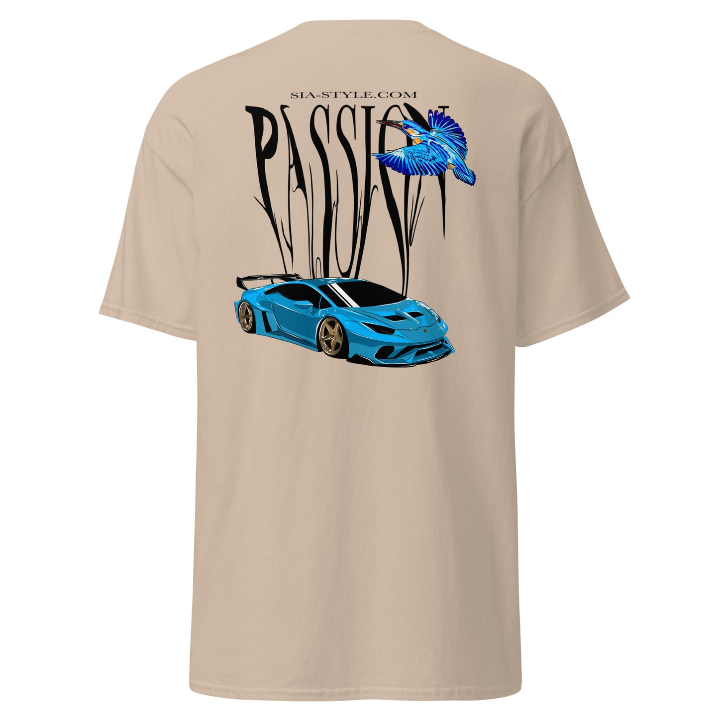 Shirt Unisex „Lamborghini Babyblue“