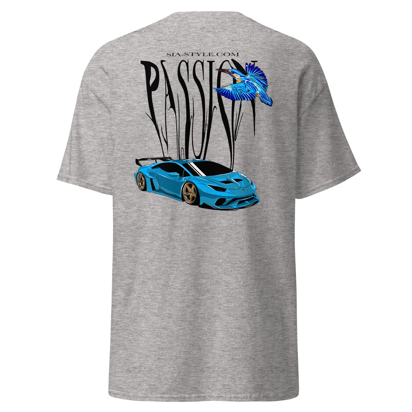 Shirt Unisex „Lamborghini Babyblue“