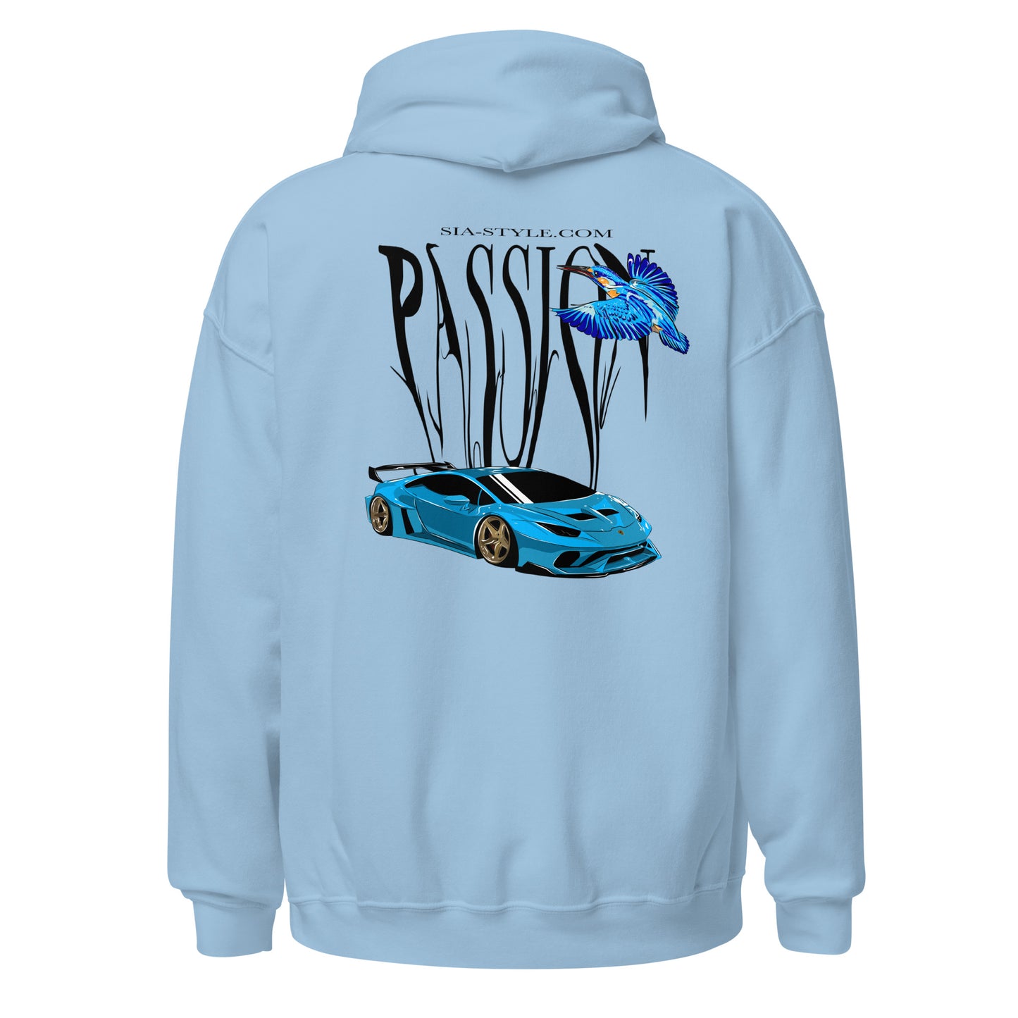 „Babyblue Lamborghini“ Hoodie