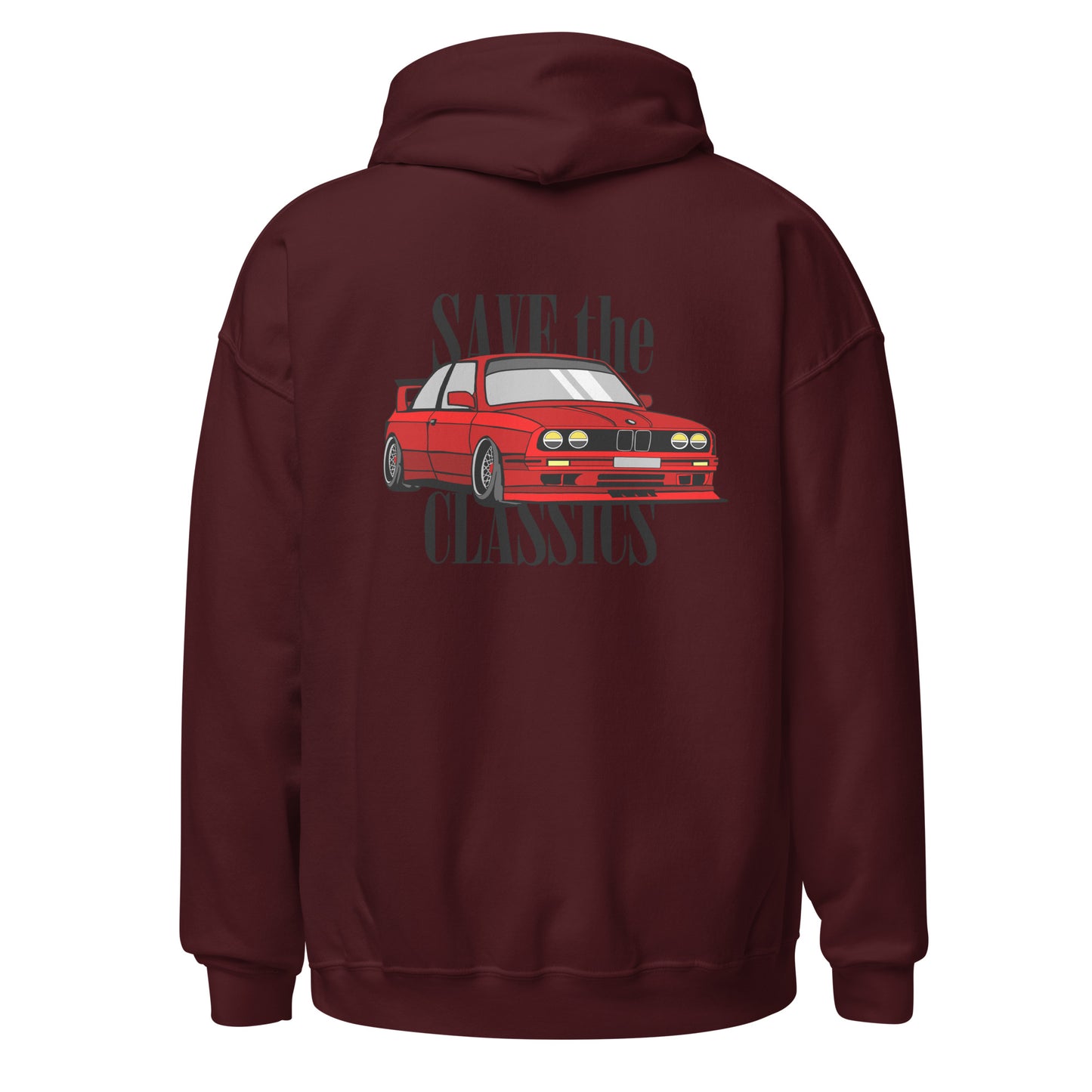 Hoodie „BMW red e30“