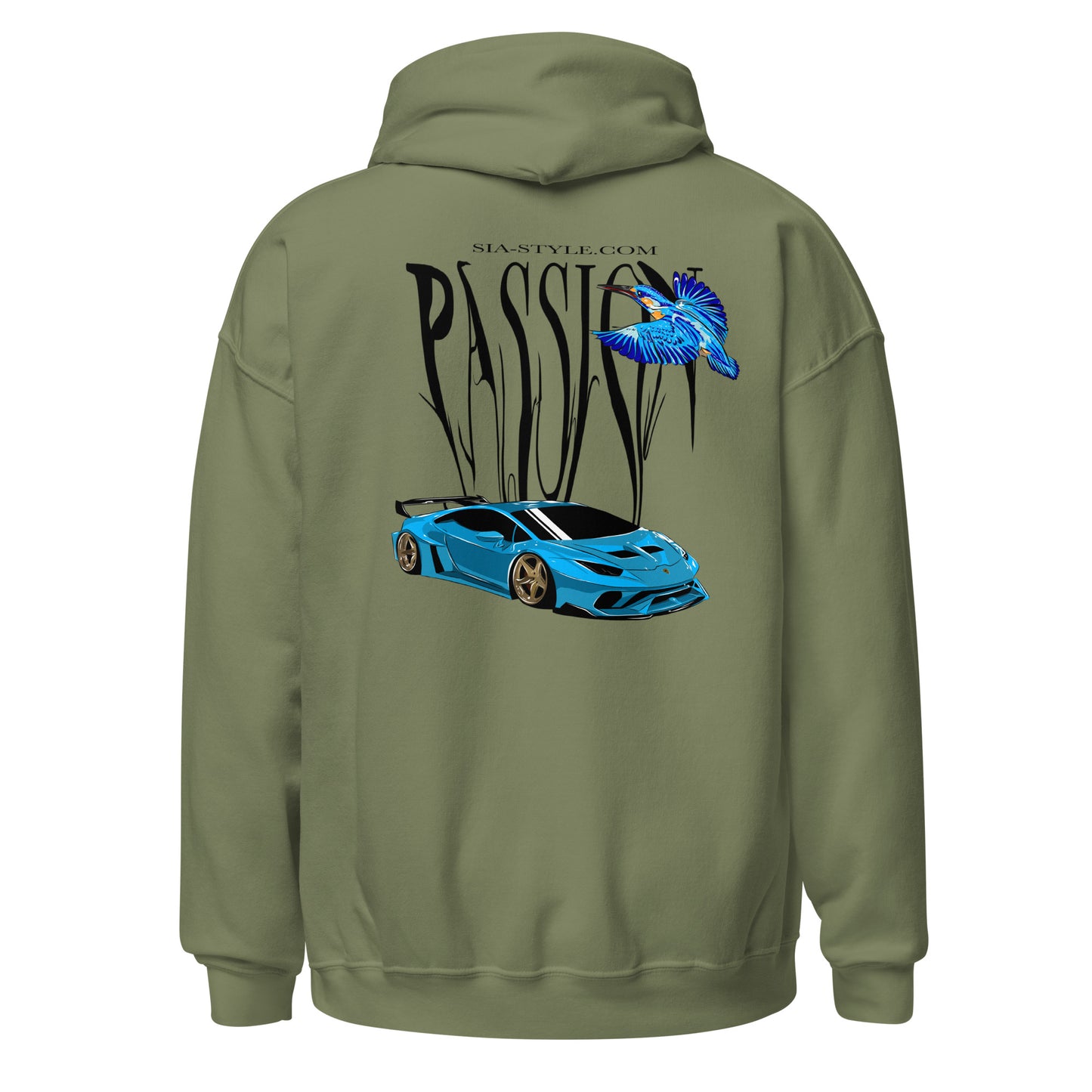 „Babyblue Lamborghini“ Hoodie