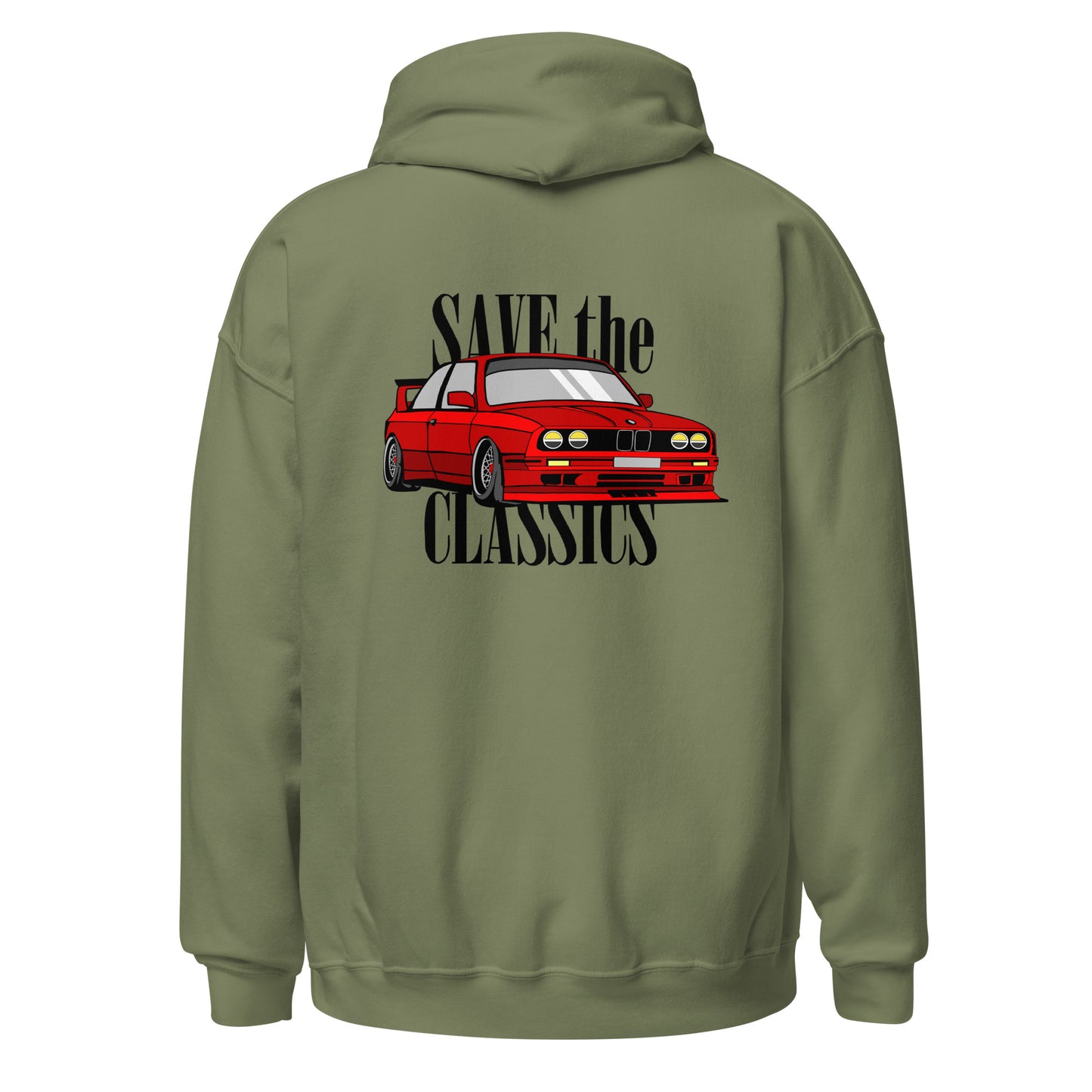 Hoodie „BMW red e30“